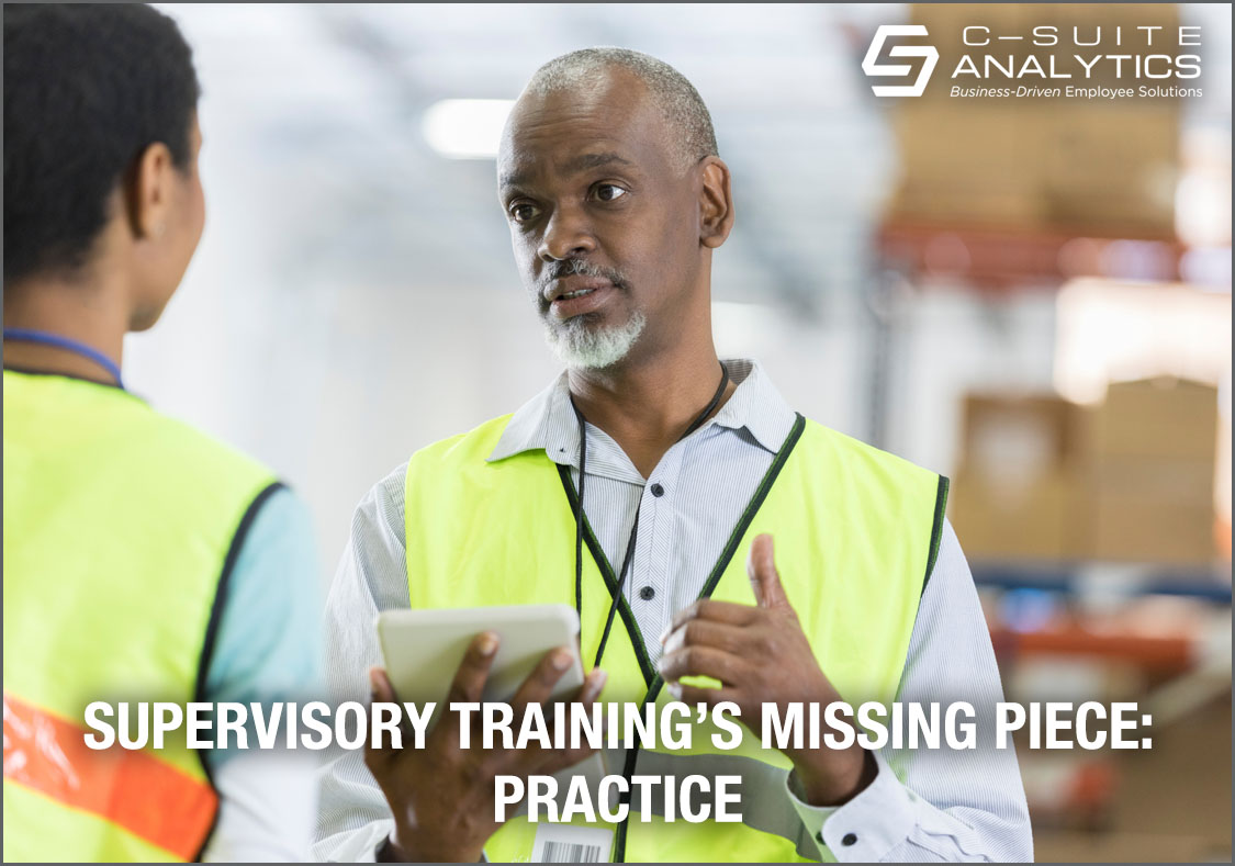 Supervisory Training’s Missing Piece: Practice
