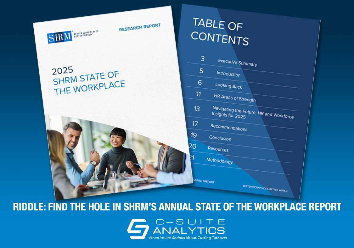 Find the Hole in SHRM’s Annual State of the Workplace Report