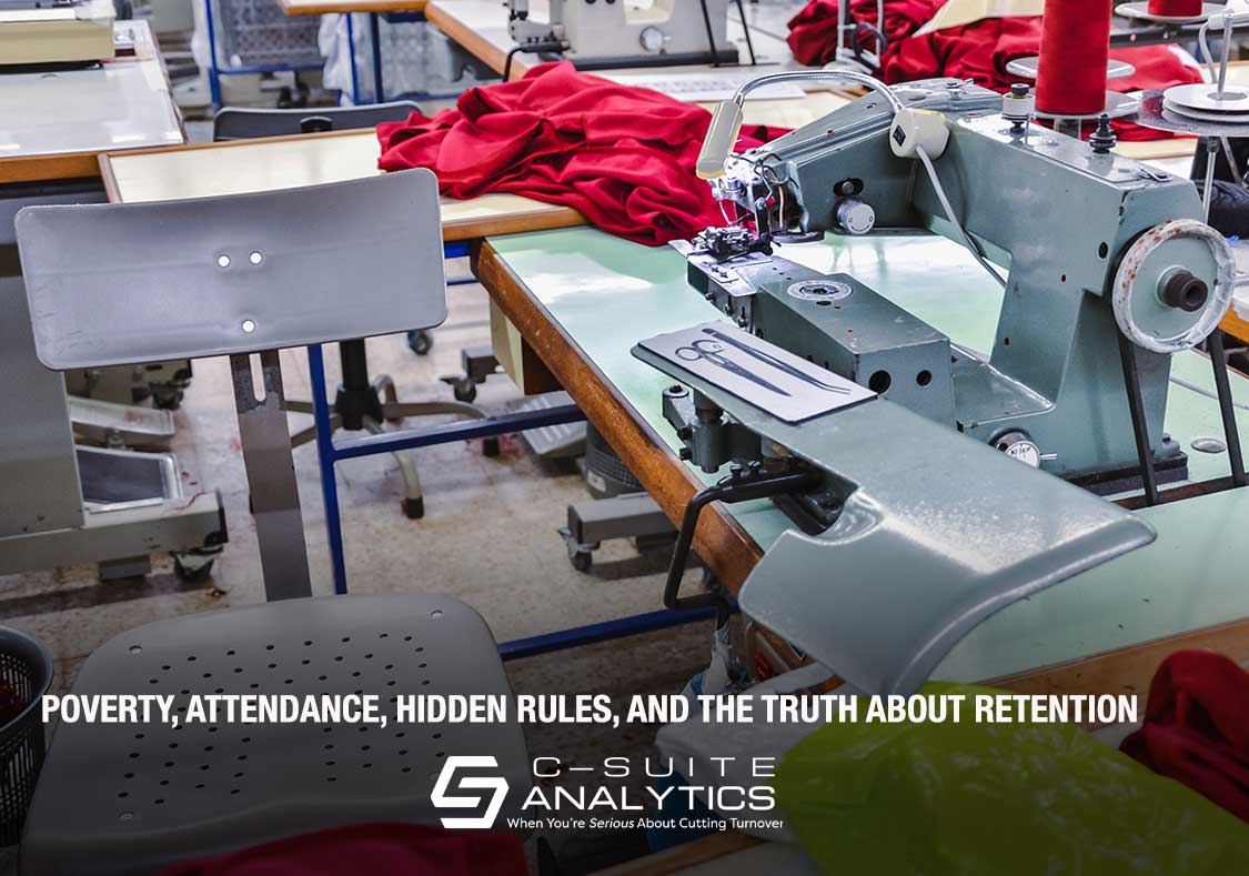 vacant sewing station